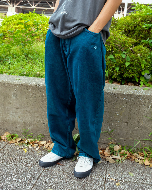 MAGENTA SKATEBOARDS - LEDGE DENIM PANTS  "Teal"