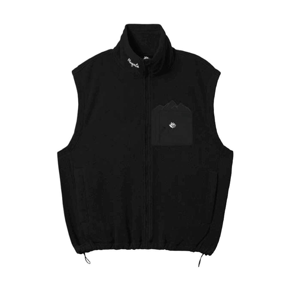 MAGENTA SKATEBOARDS - MTN FLEECE VEST "BLACK"