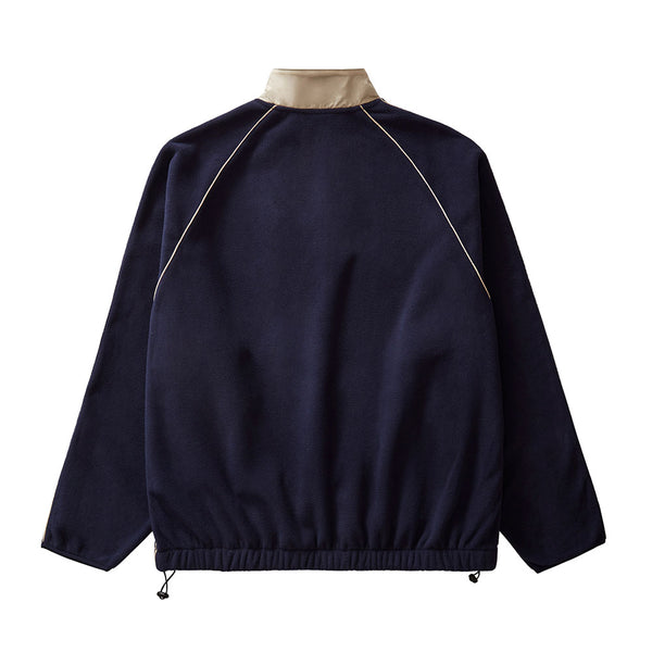 GRAND COLLECTION x UMBRO - Fleece Pullover with Piping Jacket "Navy"