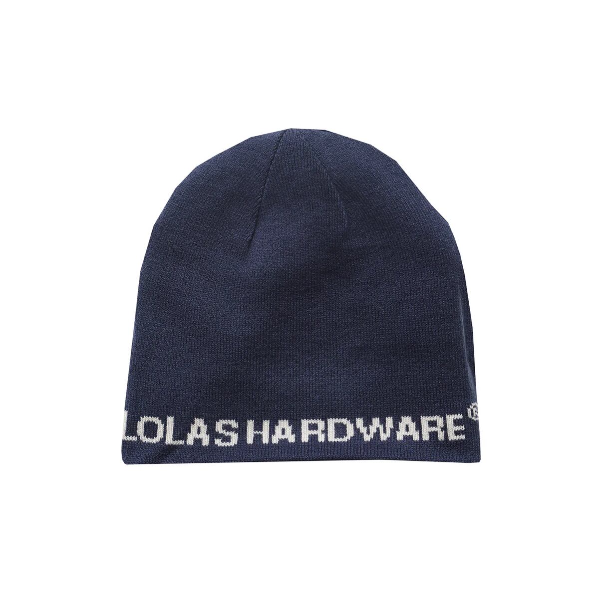 LOLA'S Hardware x Whimsy Socks - CAT BOMB  Reversible Beanie "Navy"