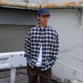 DANCER - Flannel Shirt "Navy"
