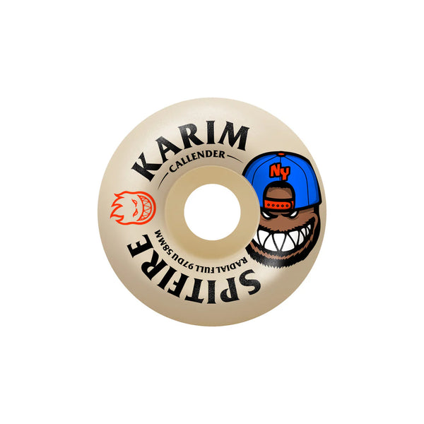 SPITFIRE WHEELS - F4 "BURN SQUAD" "Karim Callender" Radial Full 97DU 58mm