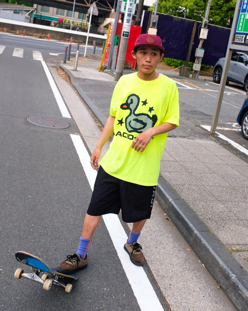 QUASI - Duck Tech Tee "Safety Green"