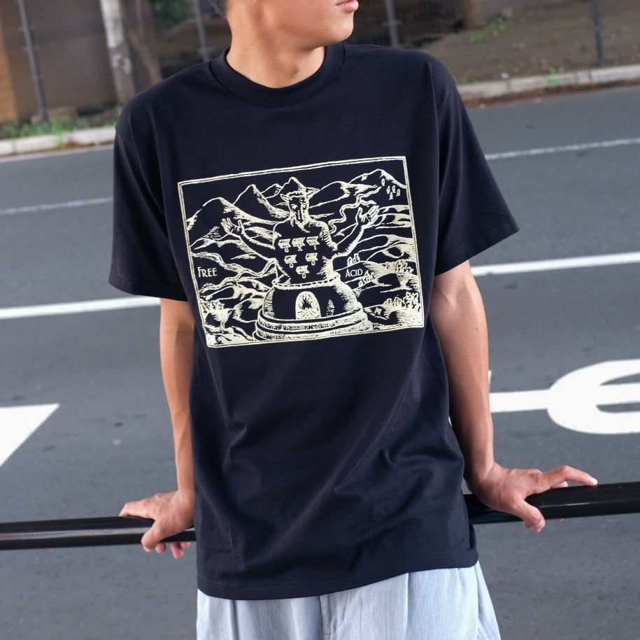 GX1000 - Free Acid Tee "Black"