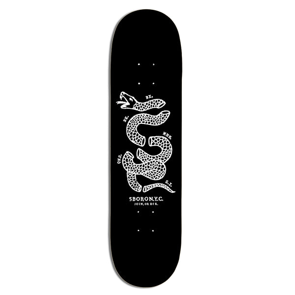 5BORO - 5B JOIN OR DIE - BLACK / WHITE "8.25"