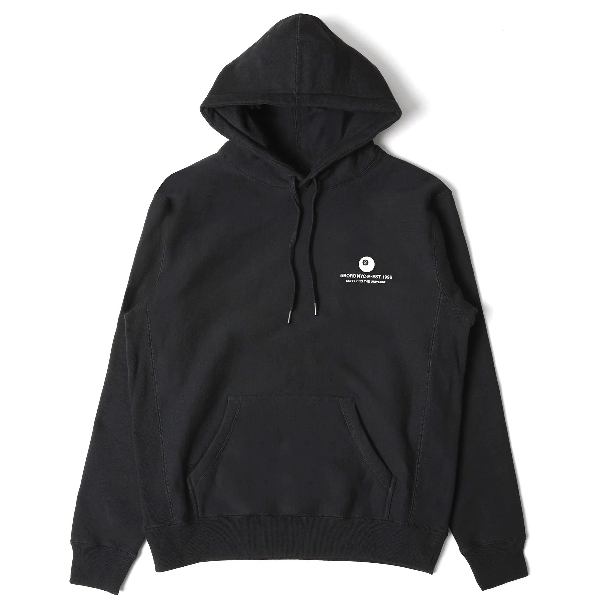 5BORO - 5Ball Dragon Pullover Hoody "Black / White"