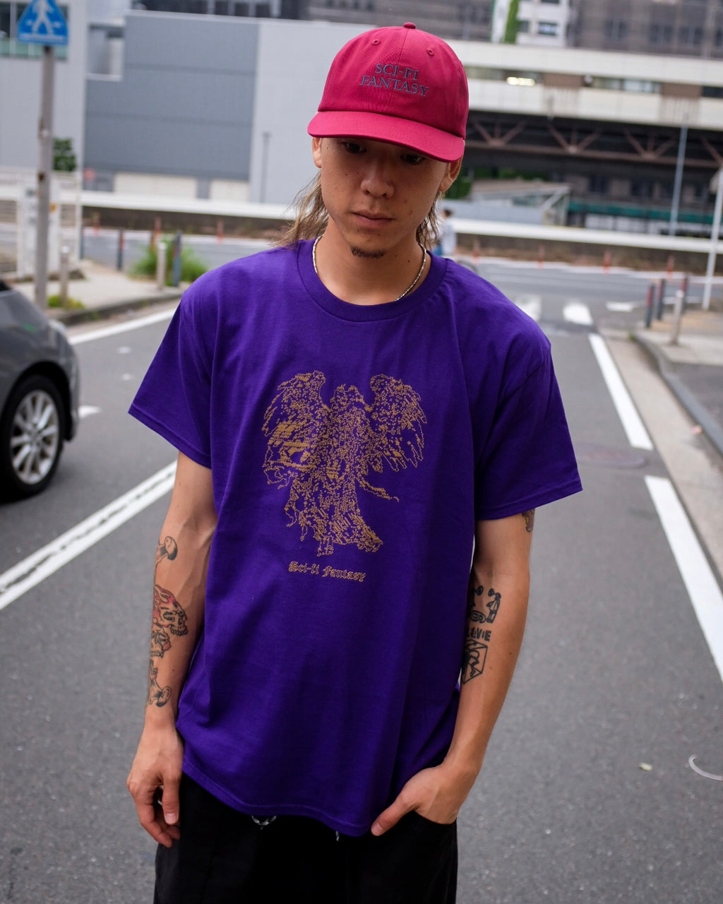 SCI-FI FANTASY - Angel Tee "Purple"
