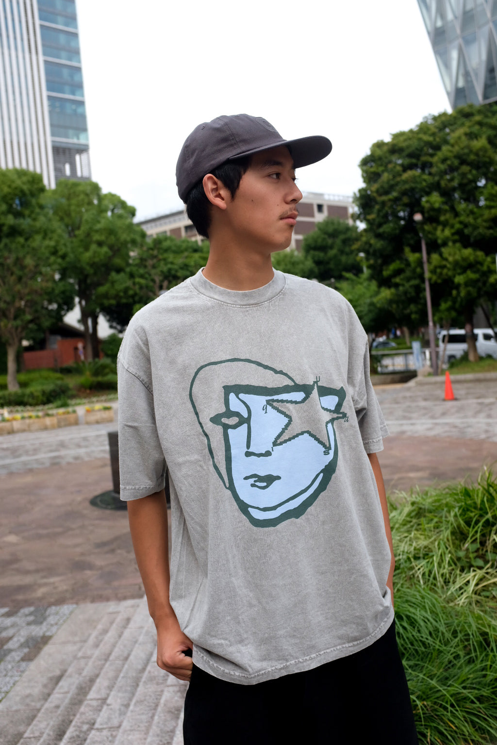QUASI - Masq Tee "Limestone"
