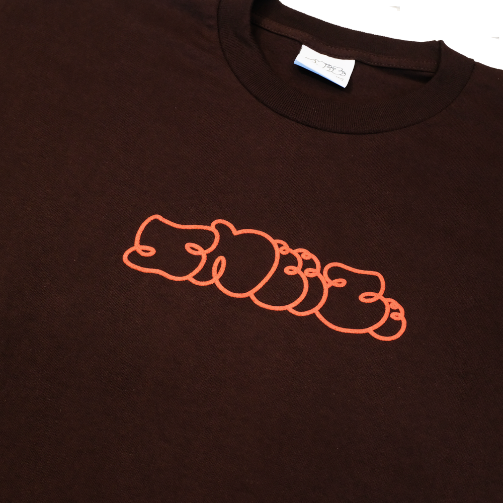 SNEEZE MAGAZINE - LOGO TEE "Chocolate"