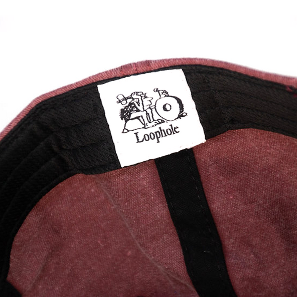 LOOPHOLE WHEELS x RIOS - AKIRA HAT "Wine"