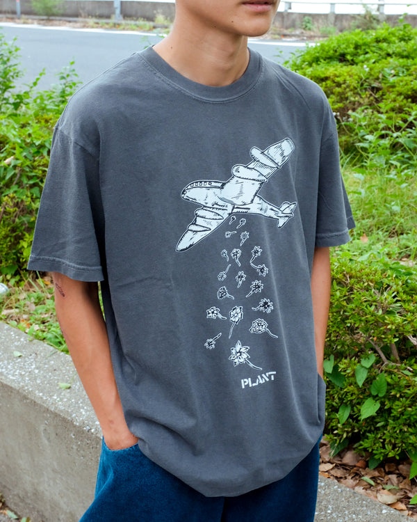 PLANT - Peace Tee "Washed Black”