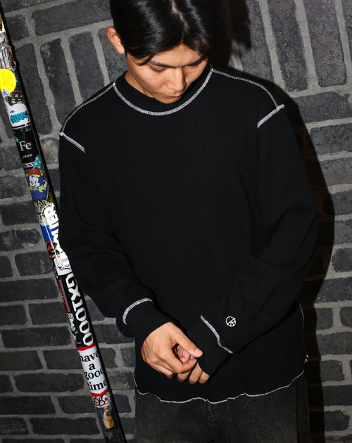 POLAR - Dylan LS Tee  "Black/White”