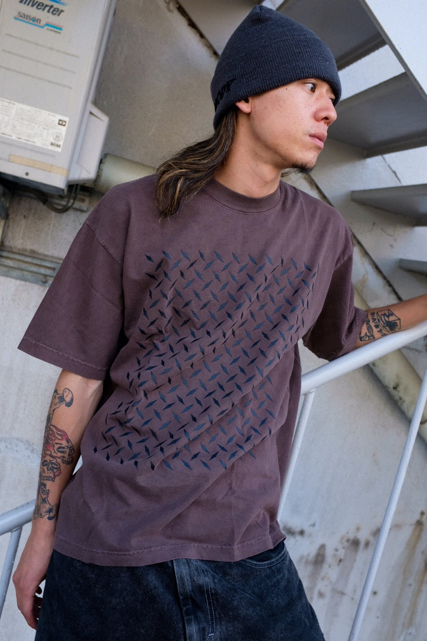 HARDBODY - DIAMOND PLATE TEE "Brown"