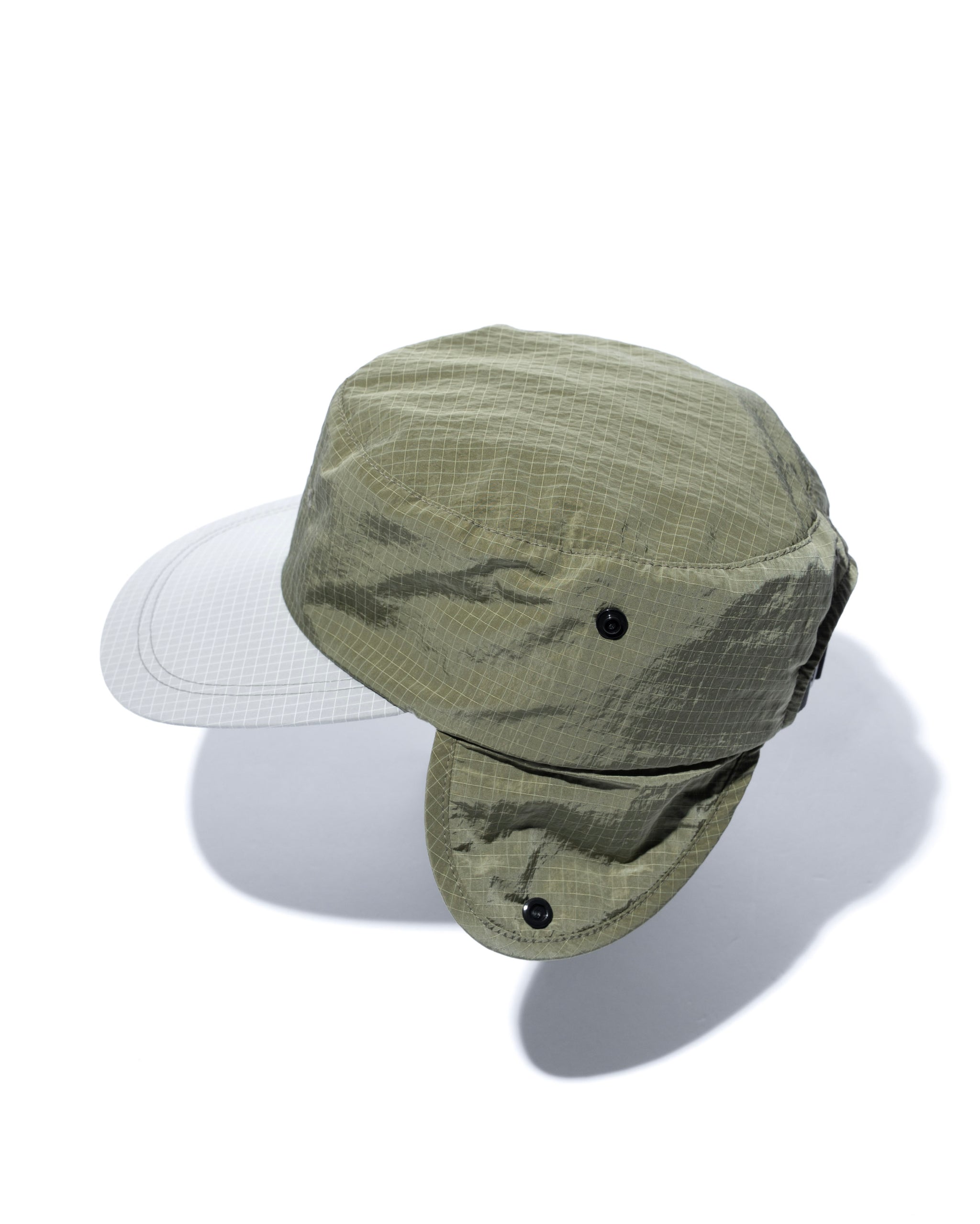 Lidairpeaks - Cylinder Flap Hat "Olive"