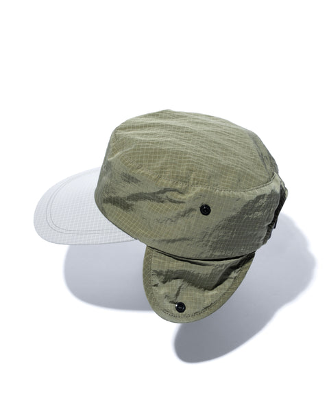 Lidairpeaks - Cylinder Flap Hat "Olive"
