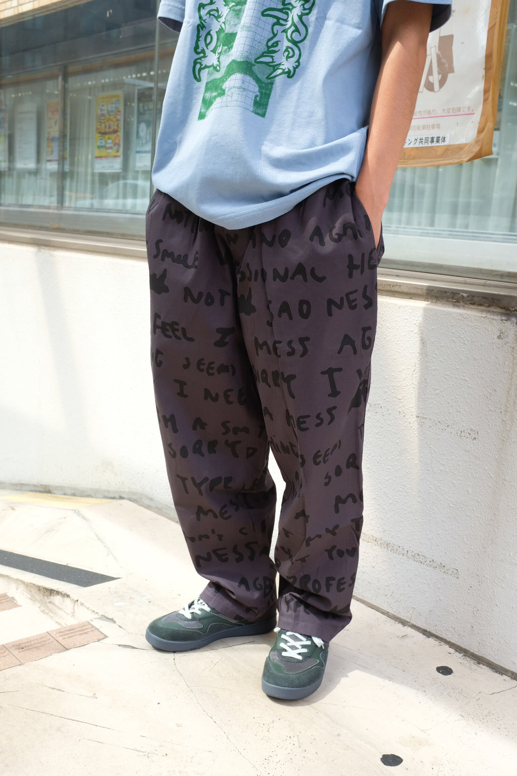 POLAR - 'Sad Notes Surf Pants "Graphite"