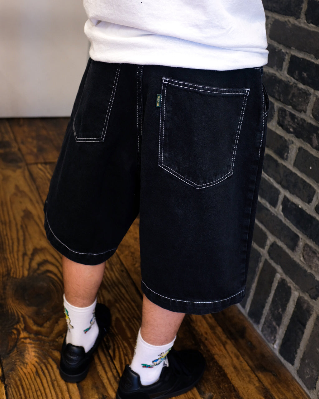 MAGENTA SKATEBOARDS - OG DENIM SHORTS "BLACK"