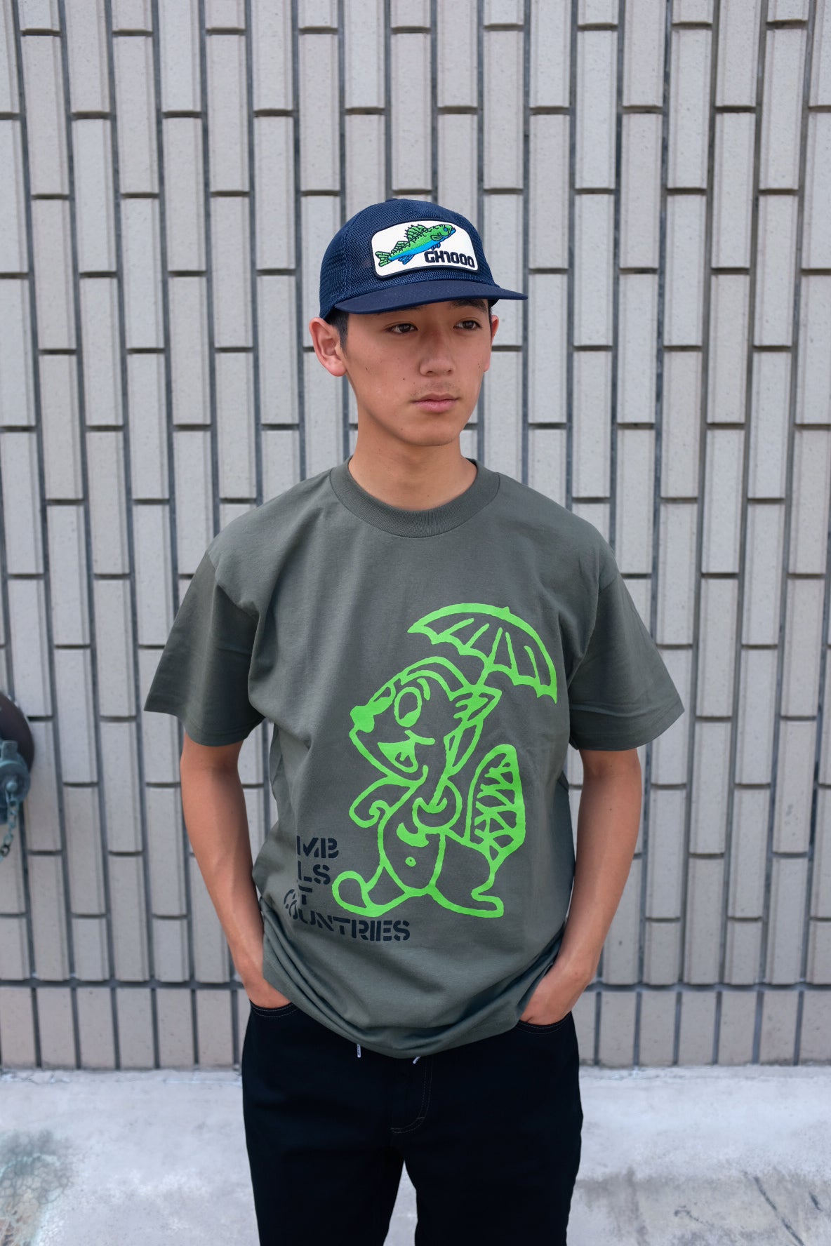 GX1000 - Beaver Tee "Desert Green"