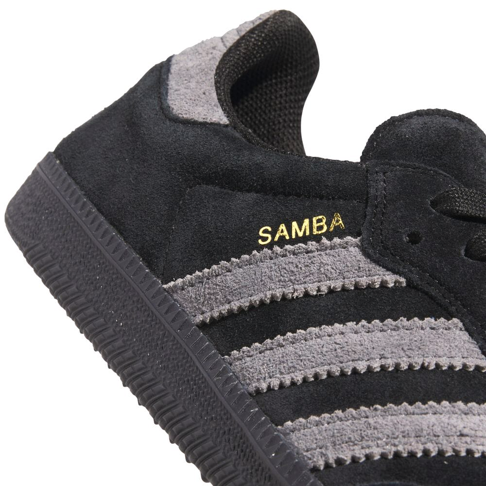 ADIDAS SKATEBOARDING - SAMBA ADV "Black/Grey"