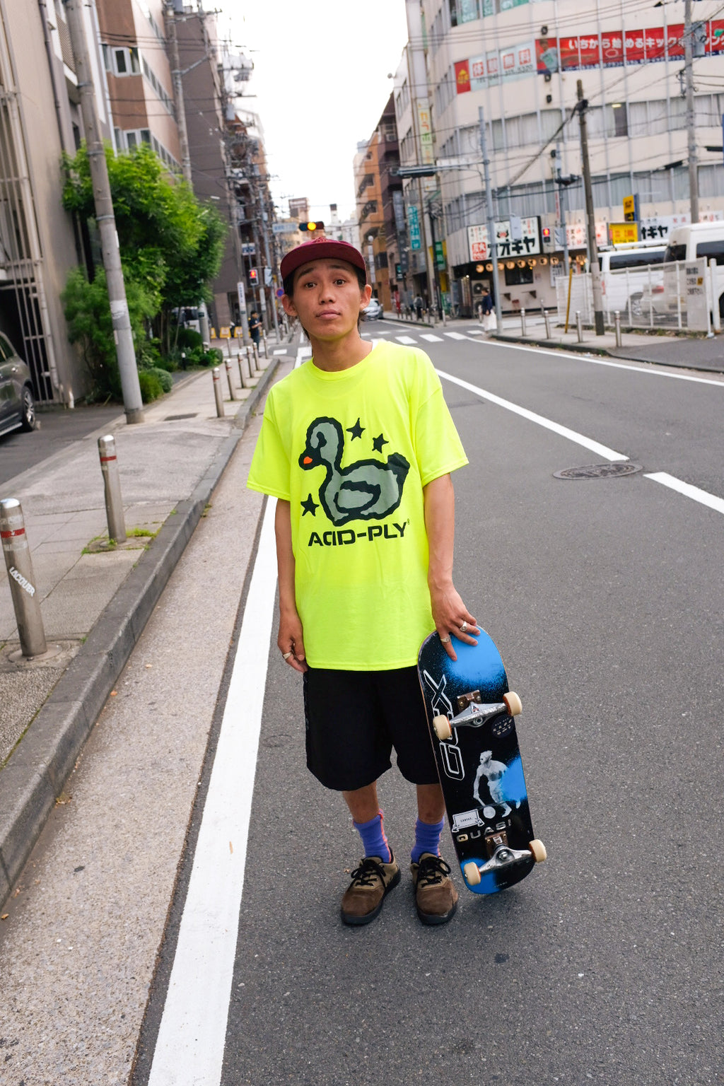 QUASI - Duck Tech Tee "Safety Green"