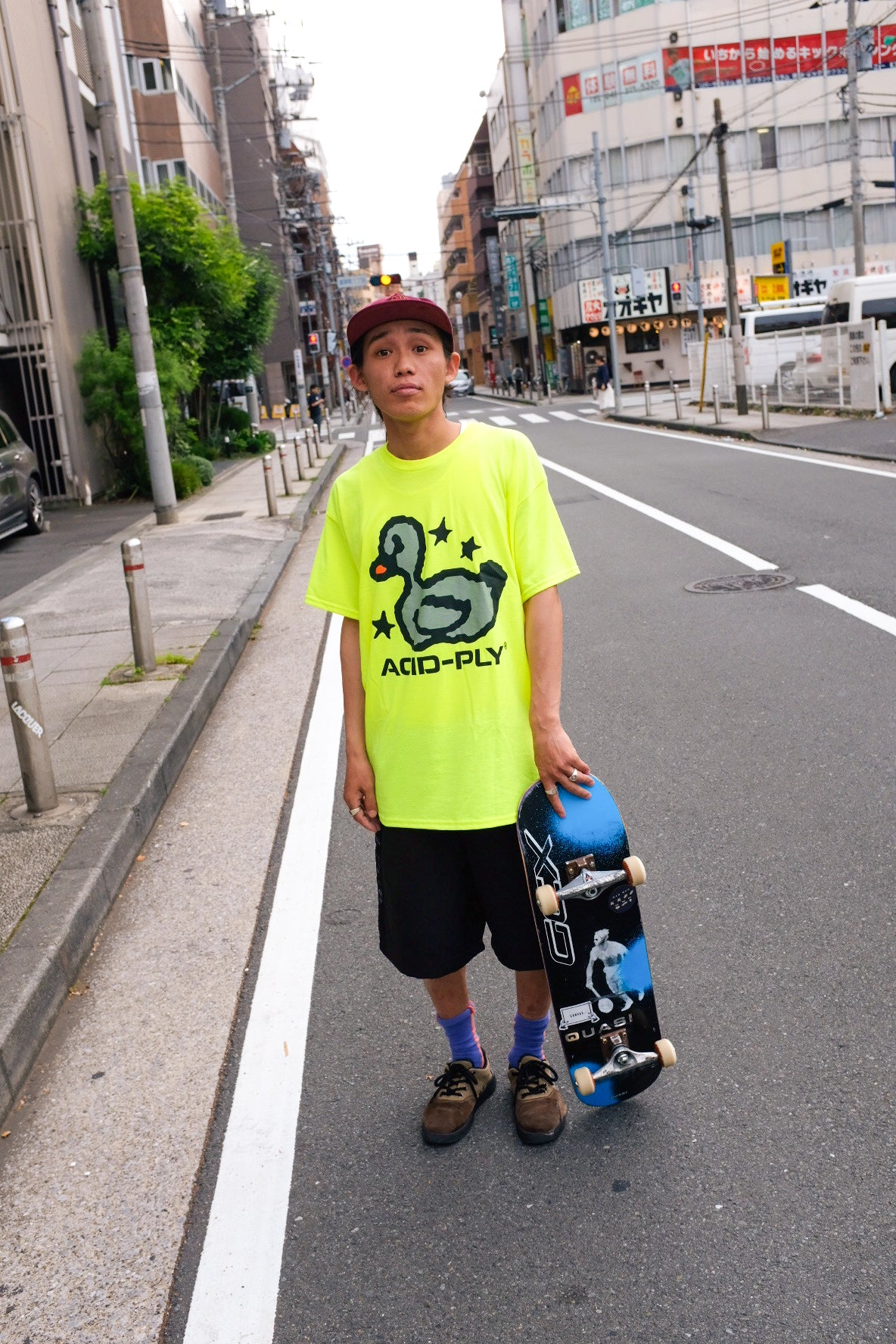 QUASI - Duck Tech Tee "Safety Green"