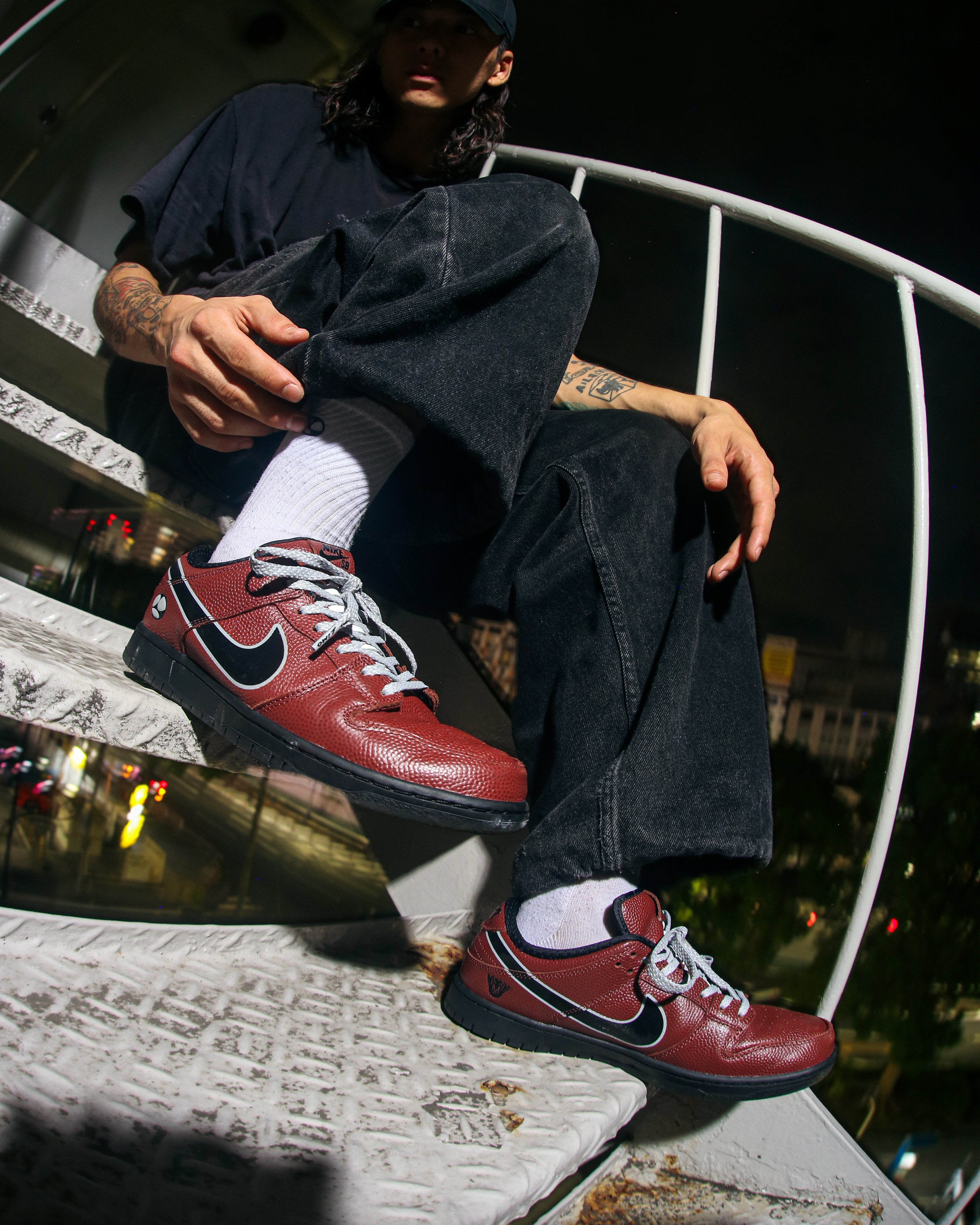 Limosine x Nike SB - Dunk Low Pro QS "Dark Pony/Black-Silver-White"