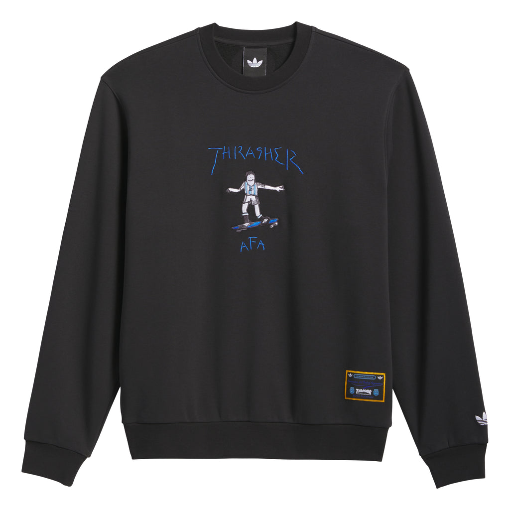 ADIDAS SKATEBOARDING - THRASHER x AFA CREW "Black"