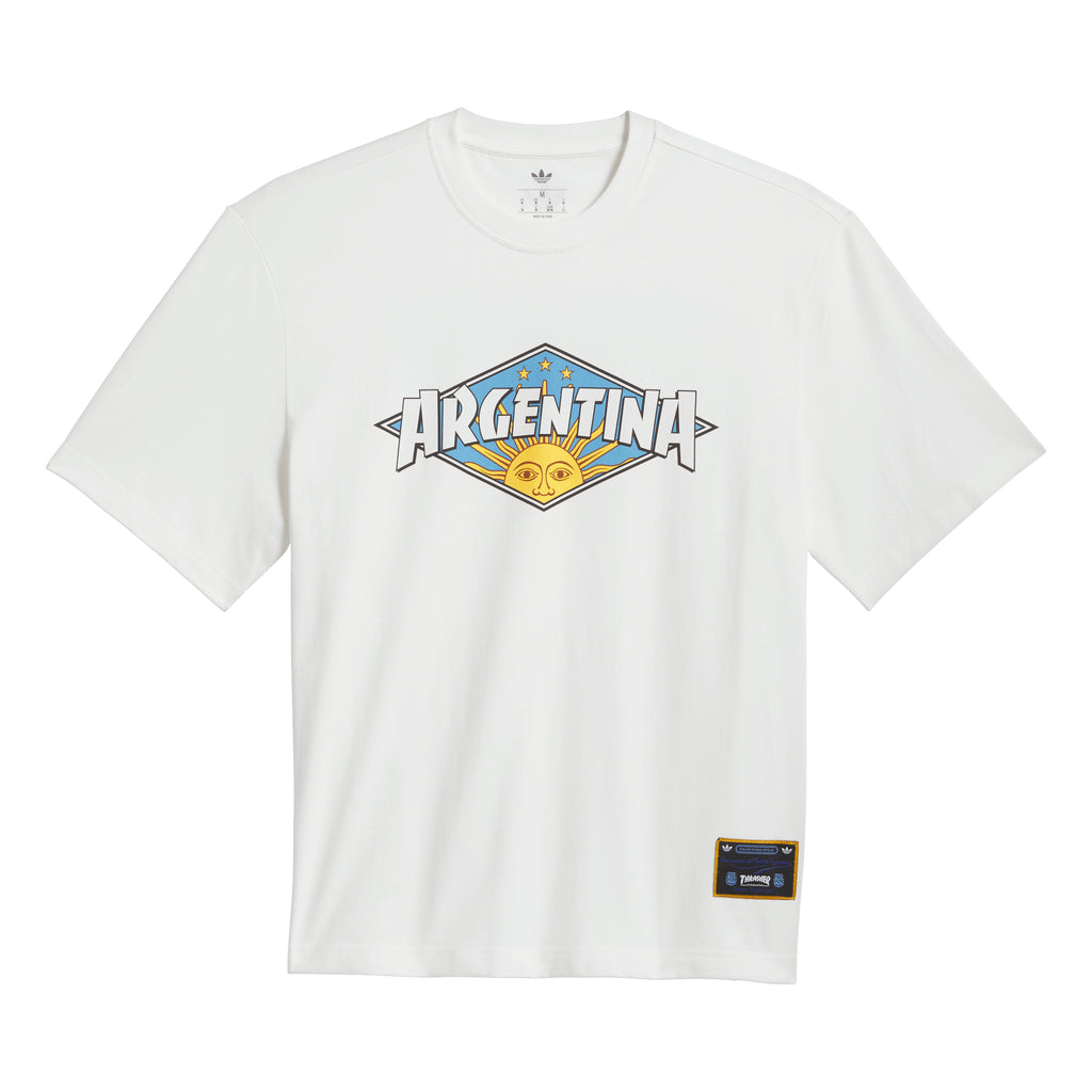 ADIDAS SKATEBOARDING - THRASHER x AFA TEE "White"