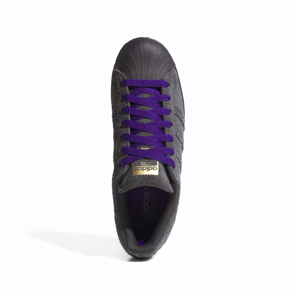 ADIDAS SKATEBOARDING - SUPERSTAR ADV “Carbon/Collegiate Purple”