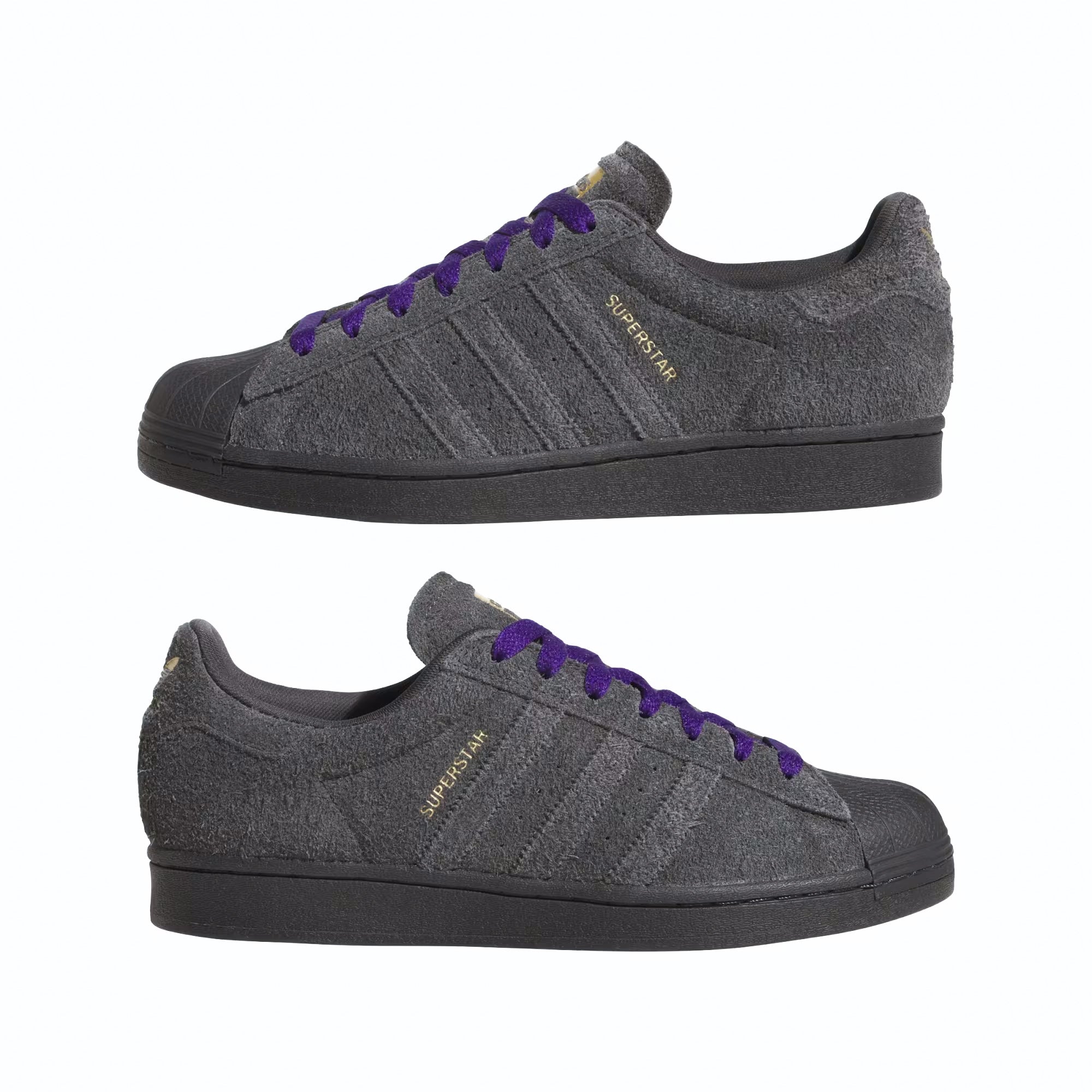 ADIDAS SKATEBOARDING - SUPERSTAR ADV “Carbon/Collegiate Purple”
