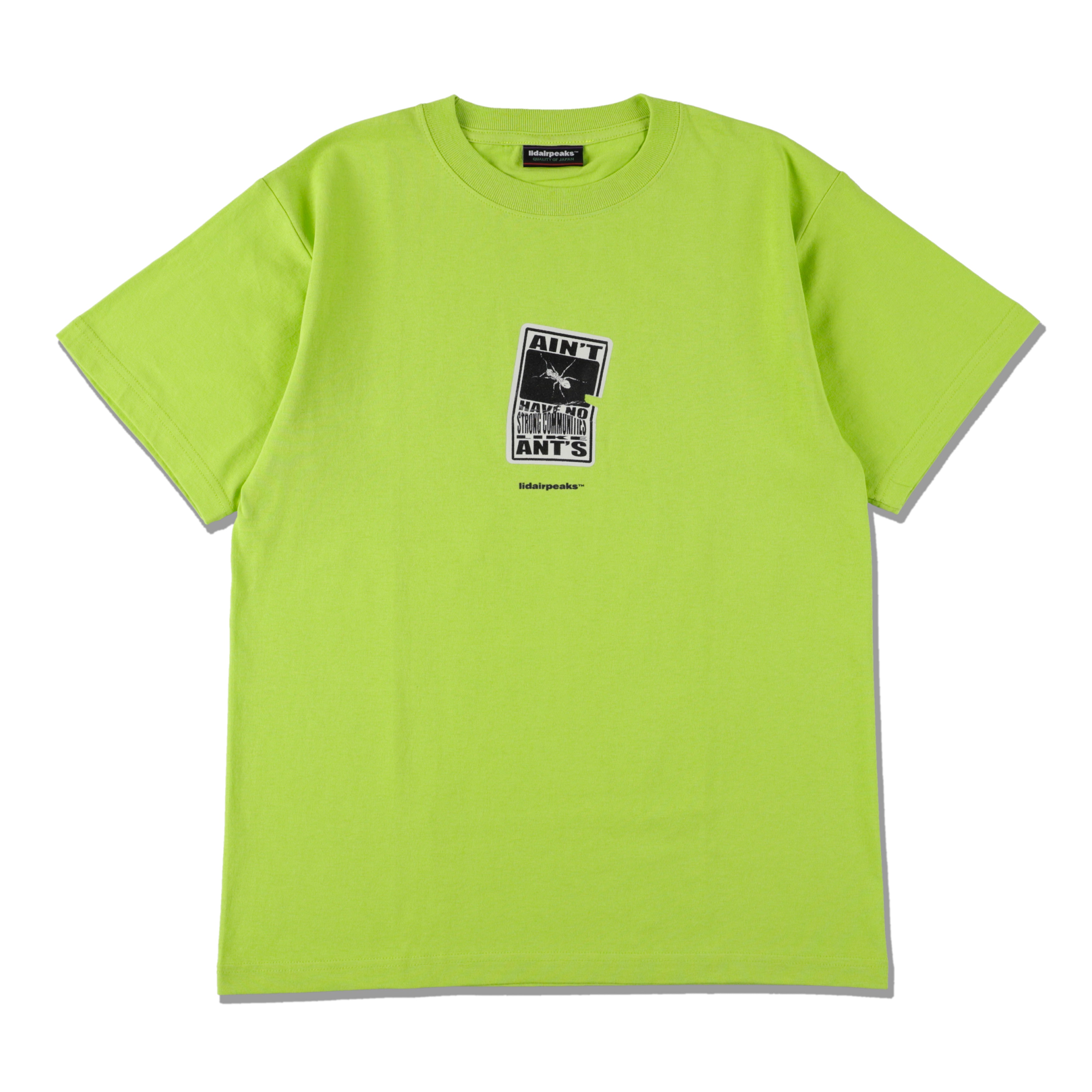 Lidairpeaks - ANT tee "Lime"