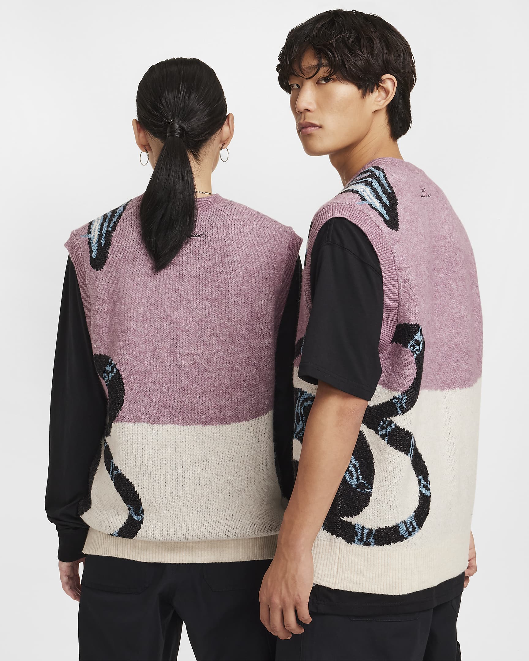 NIKE SB - Sustainable Sweater Vest "Plum Dust / Lt Brown"