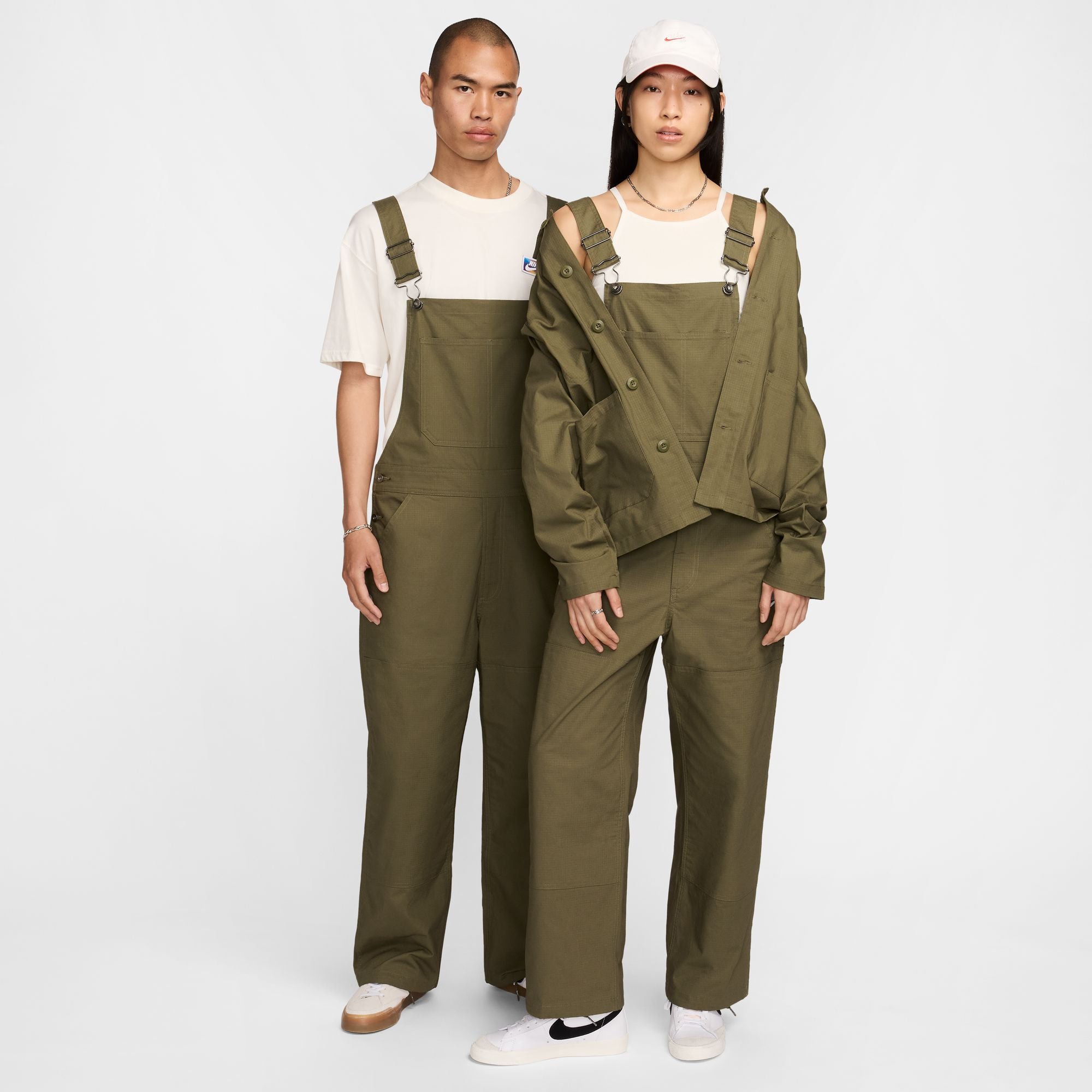 NIKE SB - AS U NK SB OVERALLS OLY AGN "Medium Olive/White"