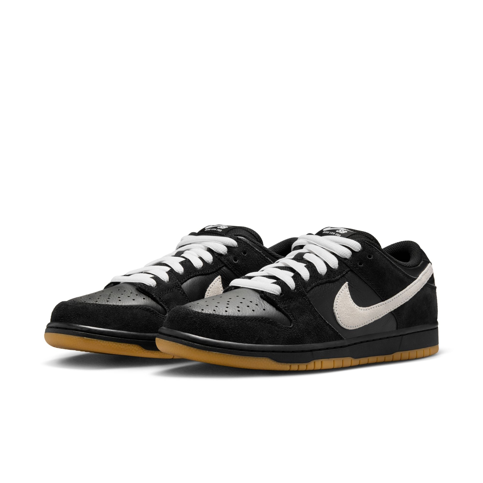 NIKE SB  - DUNK LOW PRO "Black/White-Gum"