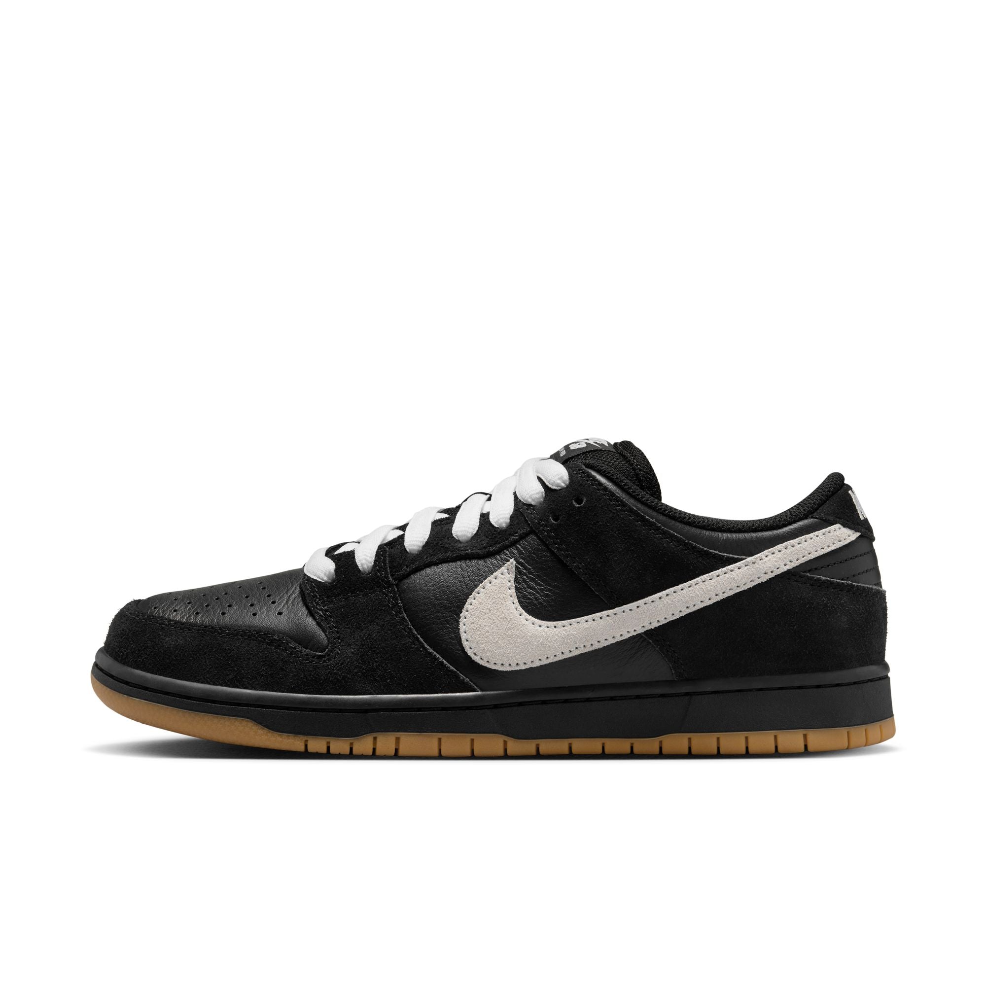 NIKE SB  - DUNK LOW PRO "Black/White-Gum"