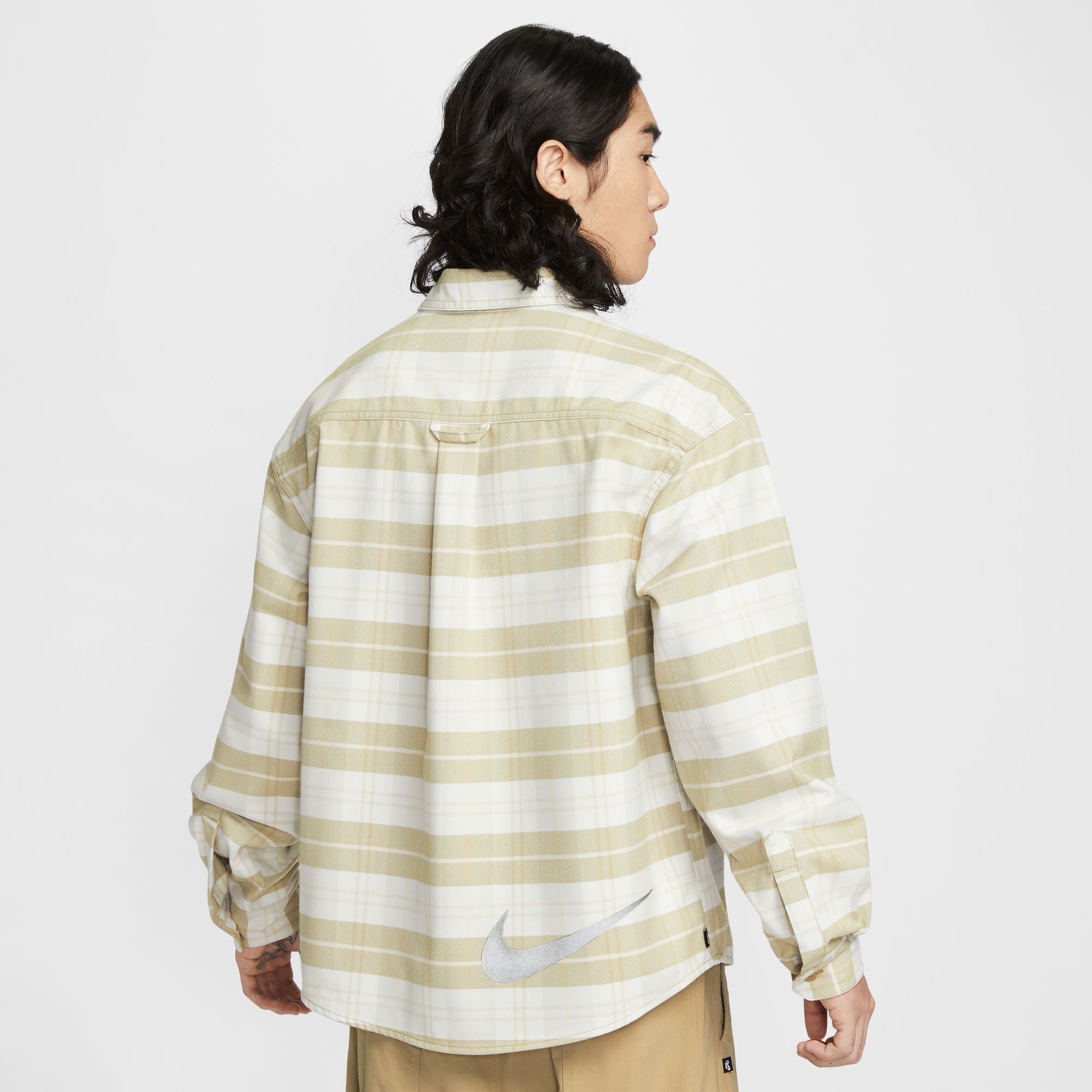 NIKE SB - FLNNL BTN UP KOS L/S TOP "SAIL/LTBONE"