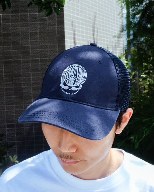 LIMOSINE - Peace Head Hat "Navy/Silver Embroidery"