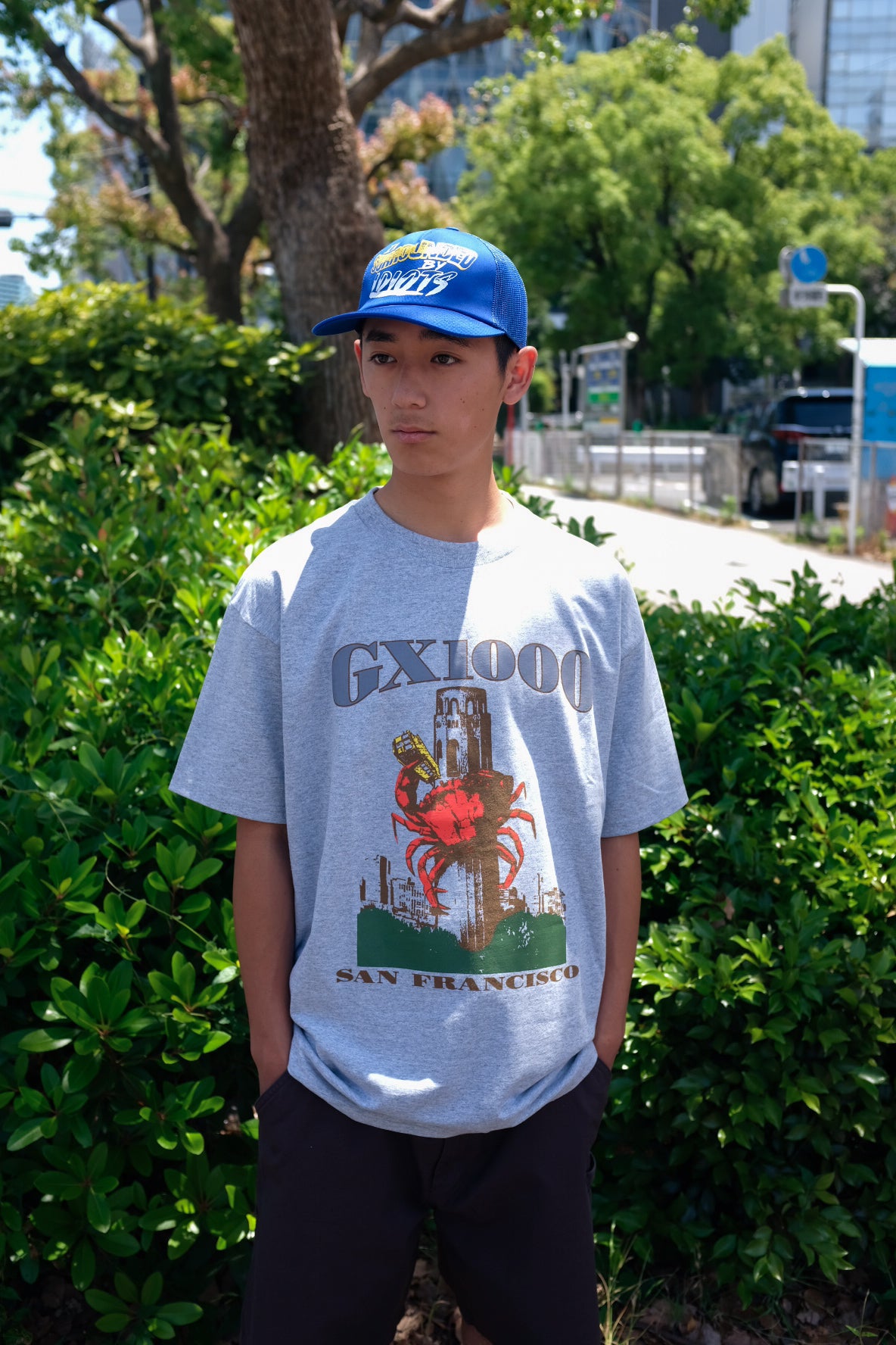 GX1000 - Crab Tee "Heather Grey"