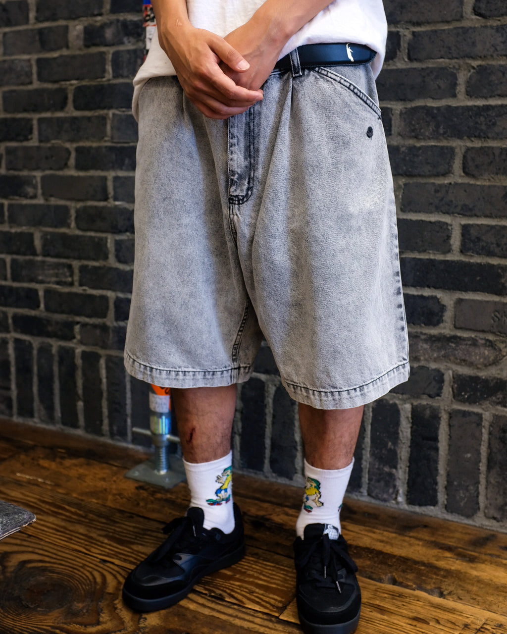 MAGENTA SKATEBOARDS - OG DENIM SHORTS "ACID"