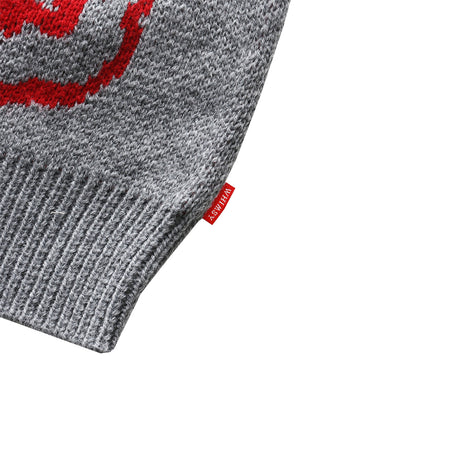 LOLA'S Hardware x Whimsy Socks - BLOOD Knit Sweater "Grey"