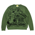 LOLA'S Hardware x Whimsy Socks - BLOOD Knit Sweater "Olive"