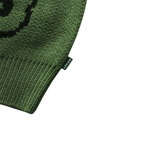 LOLA'S Hardware x Whimsy Socks - BLOOD Knit Sweater "Olive"