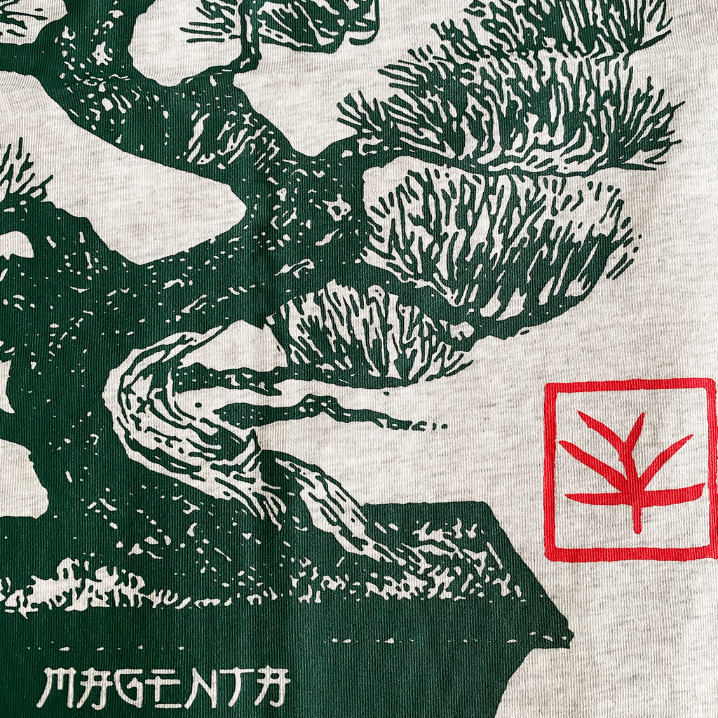 MAGENTA - BONSAI TEE "Ash"