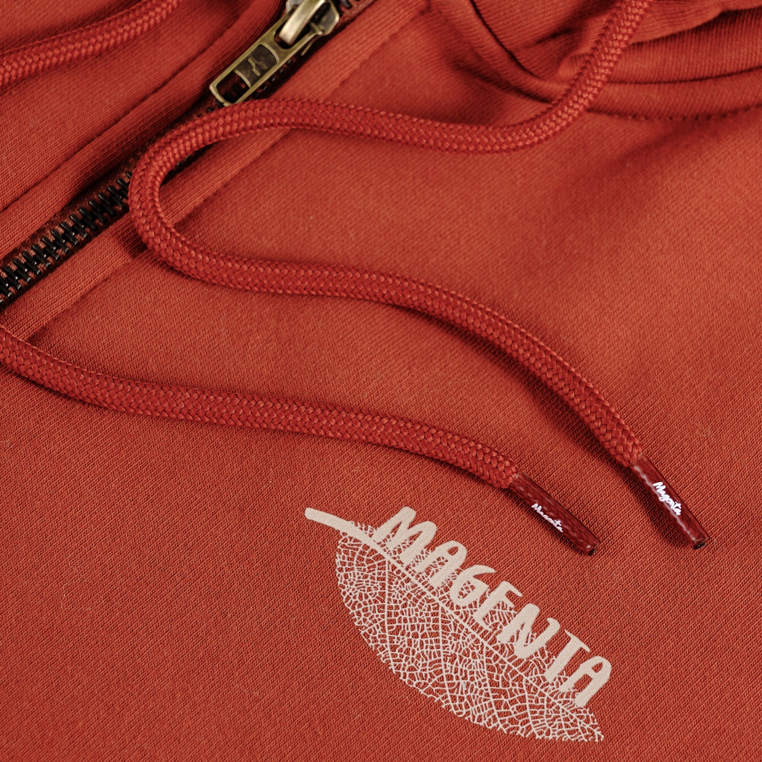 MAGENTA SKATEBOARDS - BOTANIC ZIPPED HOODIE "ORANGE"