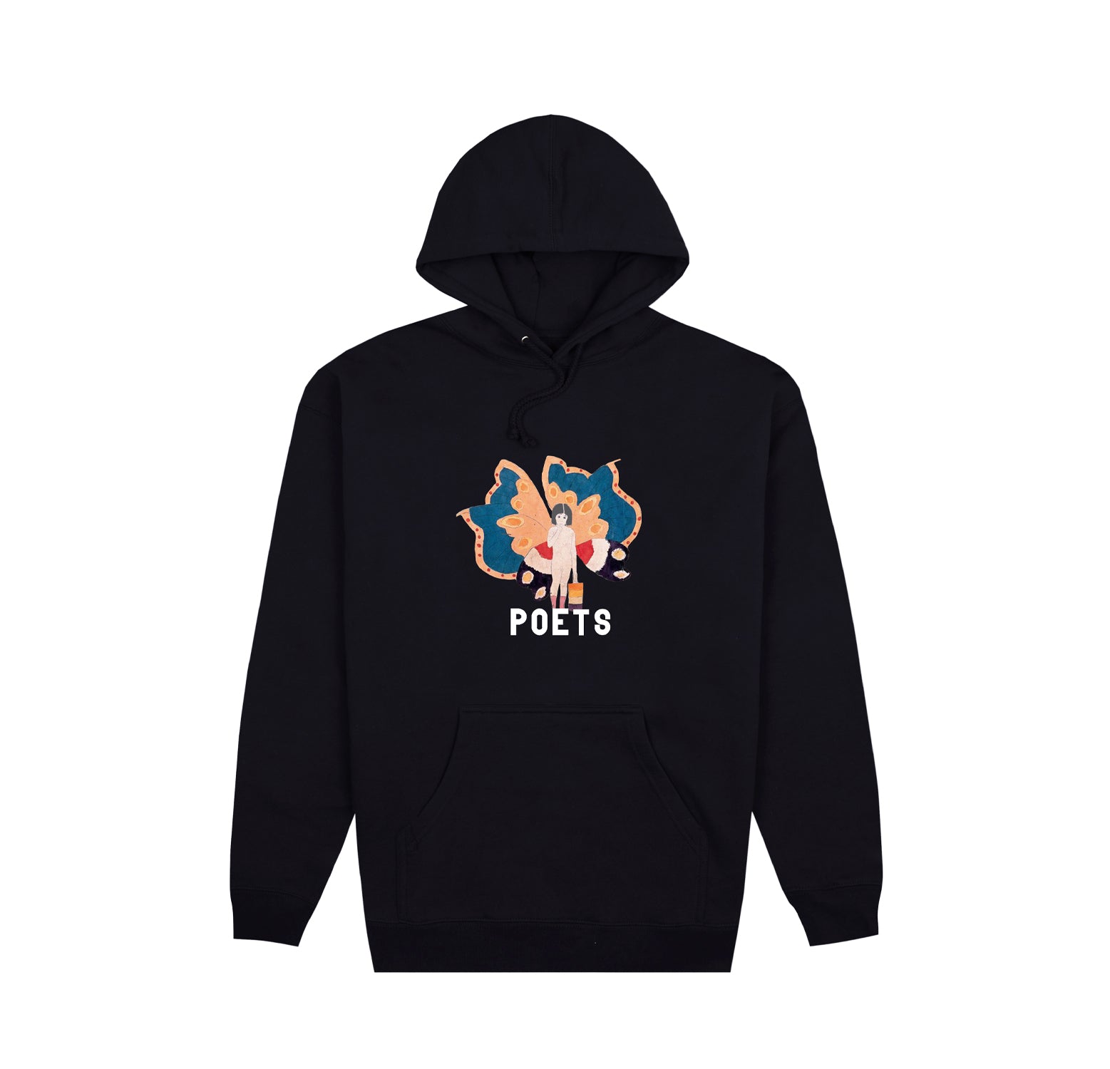POETS - GIRL HOODIE "BLACK"