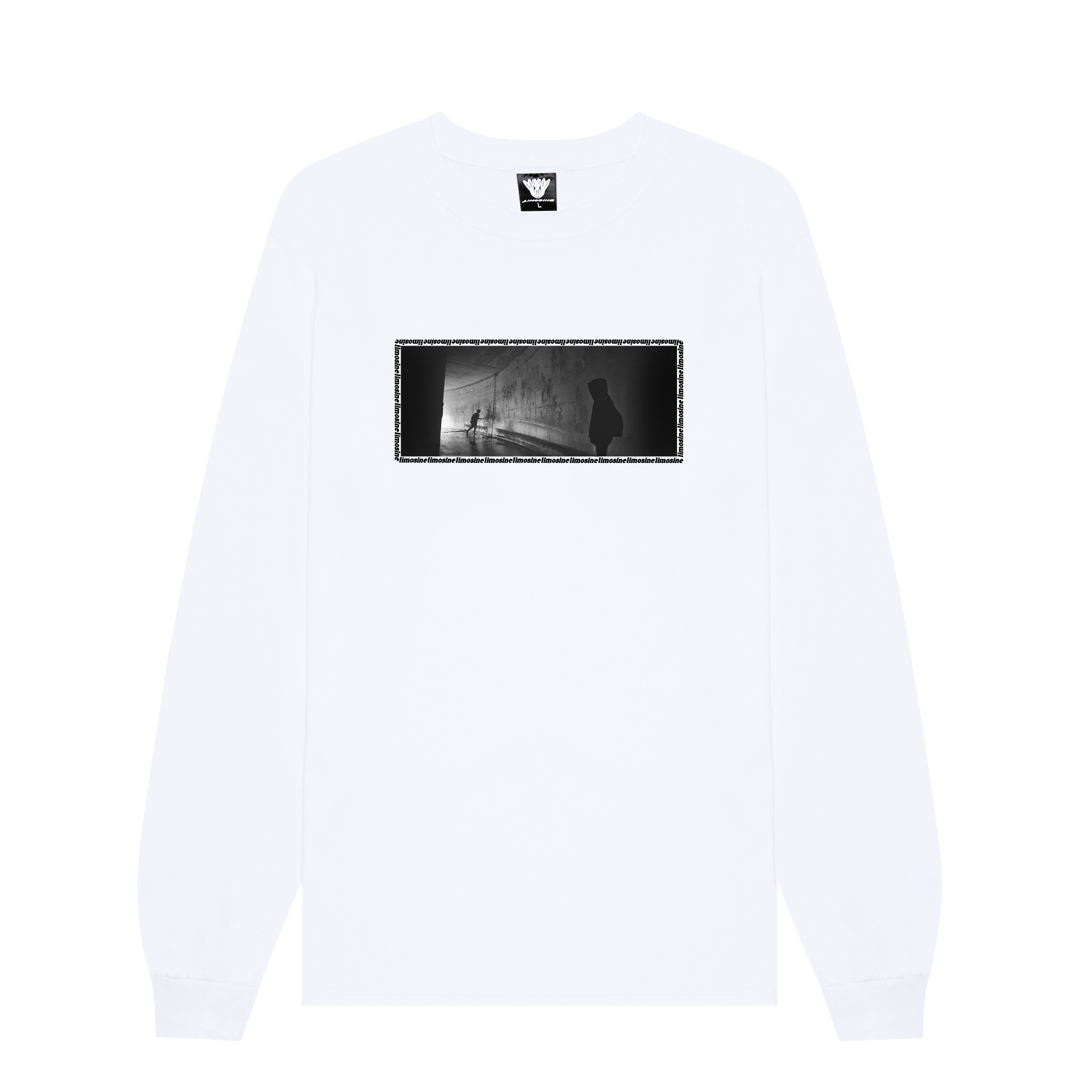 LIMOSINE - BACKPACK GIRL LONG SLEEVE TEE "White"