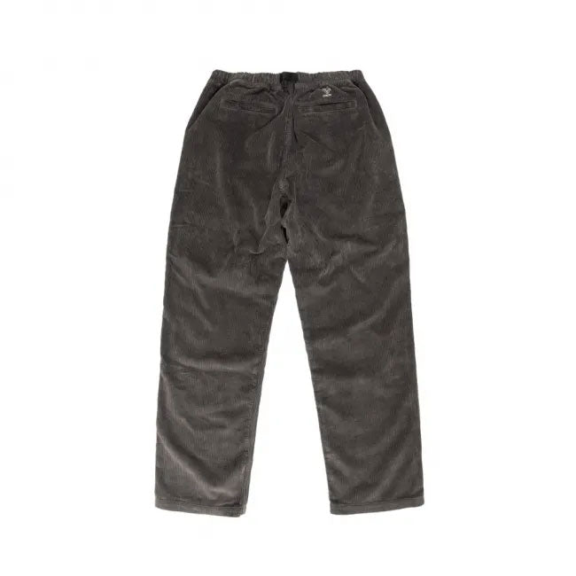 DANCER - Belted Simple Pant - Corduroy "Faded Green"