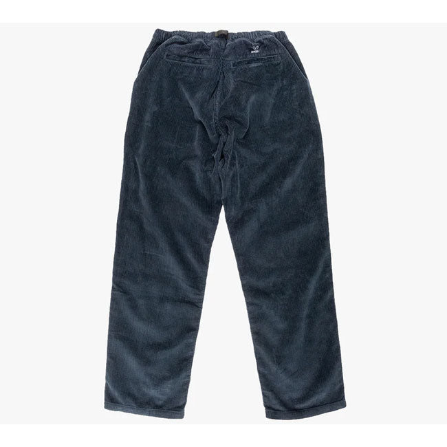 DANCER - Belted Simple Pant - Corduroy "Faded Navy"