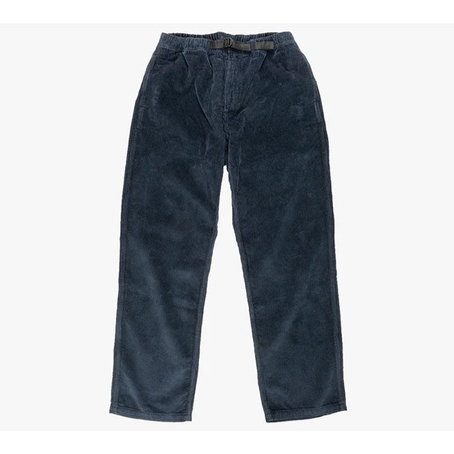 DANCER - Belted Simple Pant - Corduroy "Faded Navy"