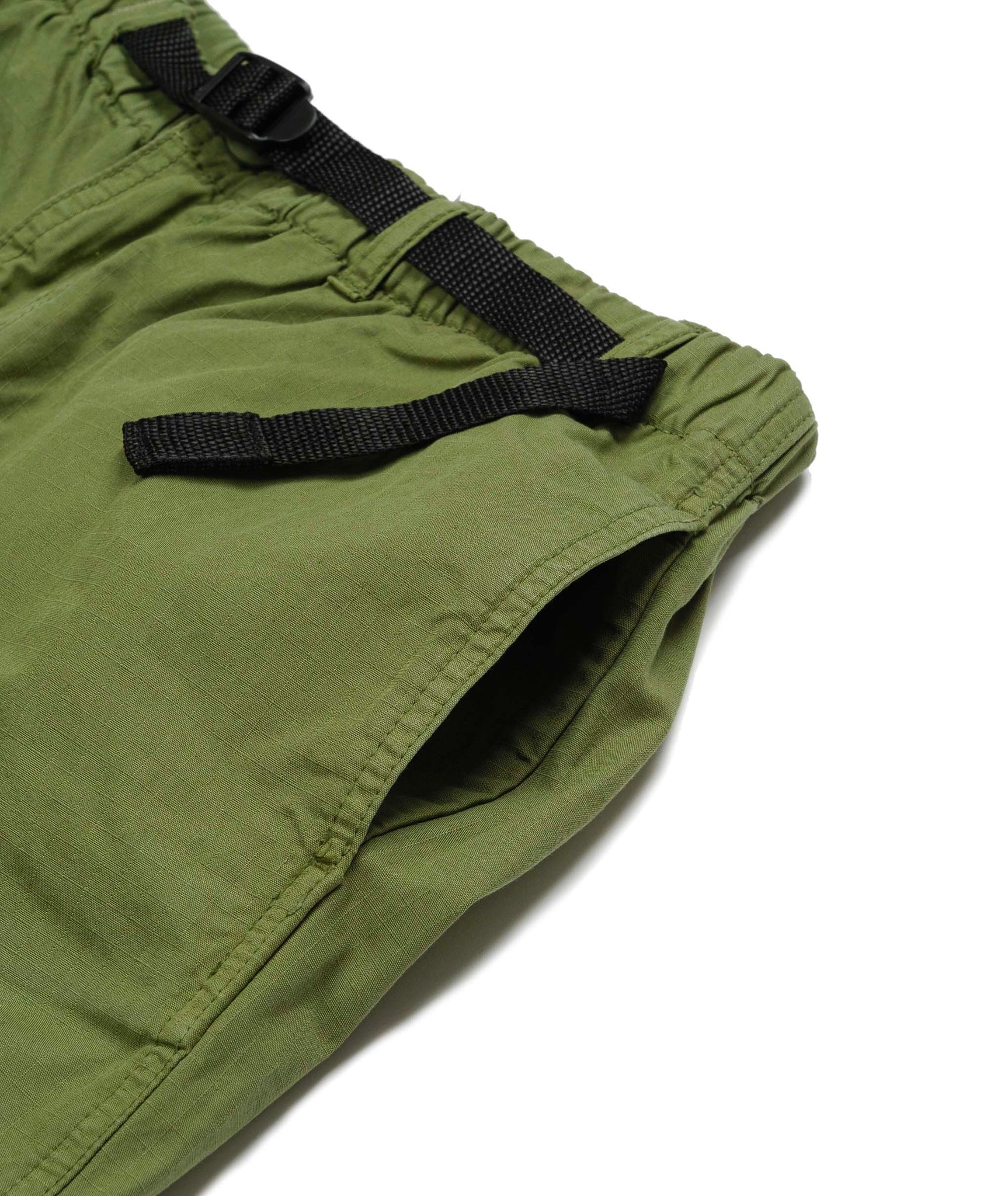 DANCER - Belted Simple Pant "Faded Green"
